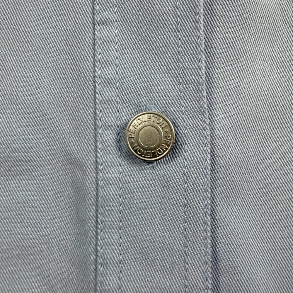 Pendleton Originals TENCEL Jacket Shirt Small NWT Light Blue Gorpcore Utility - Picture 13 of 14